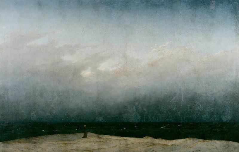 Caspar David Friedrich Monk by the Sea France oil painting art